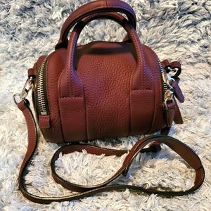 Alexander Wang Rockie Mini Purple Leather Satchel